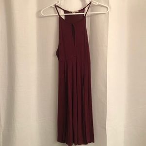 American Eagle soft and sexy garnet dress